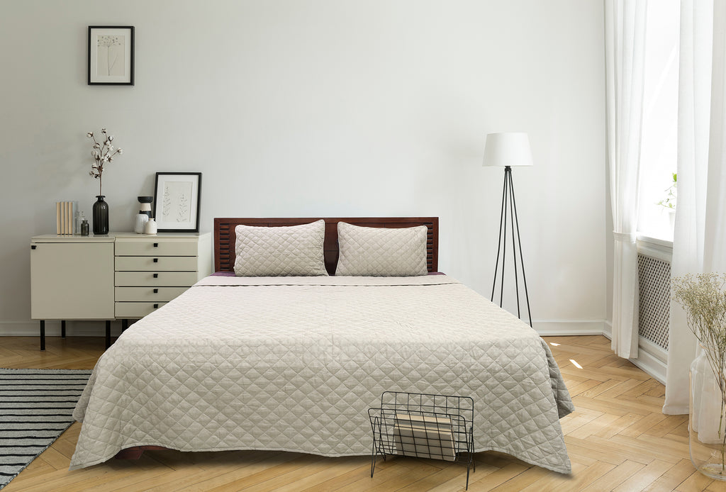 Regency Linen Cotton Coverlet Set