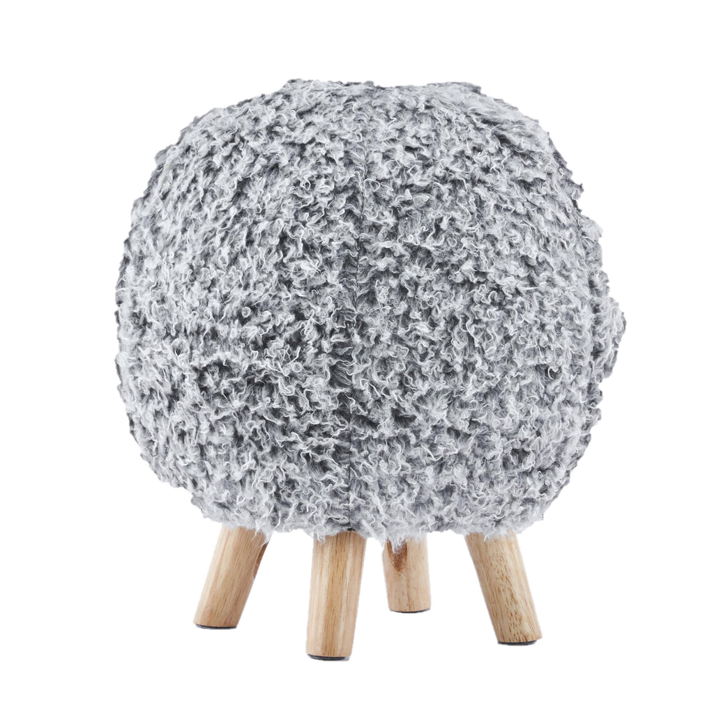 Fabric Polyester Upholstered Ottoman