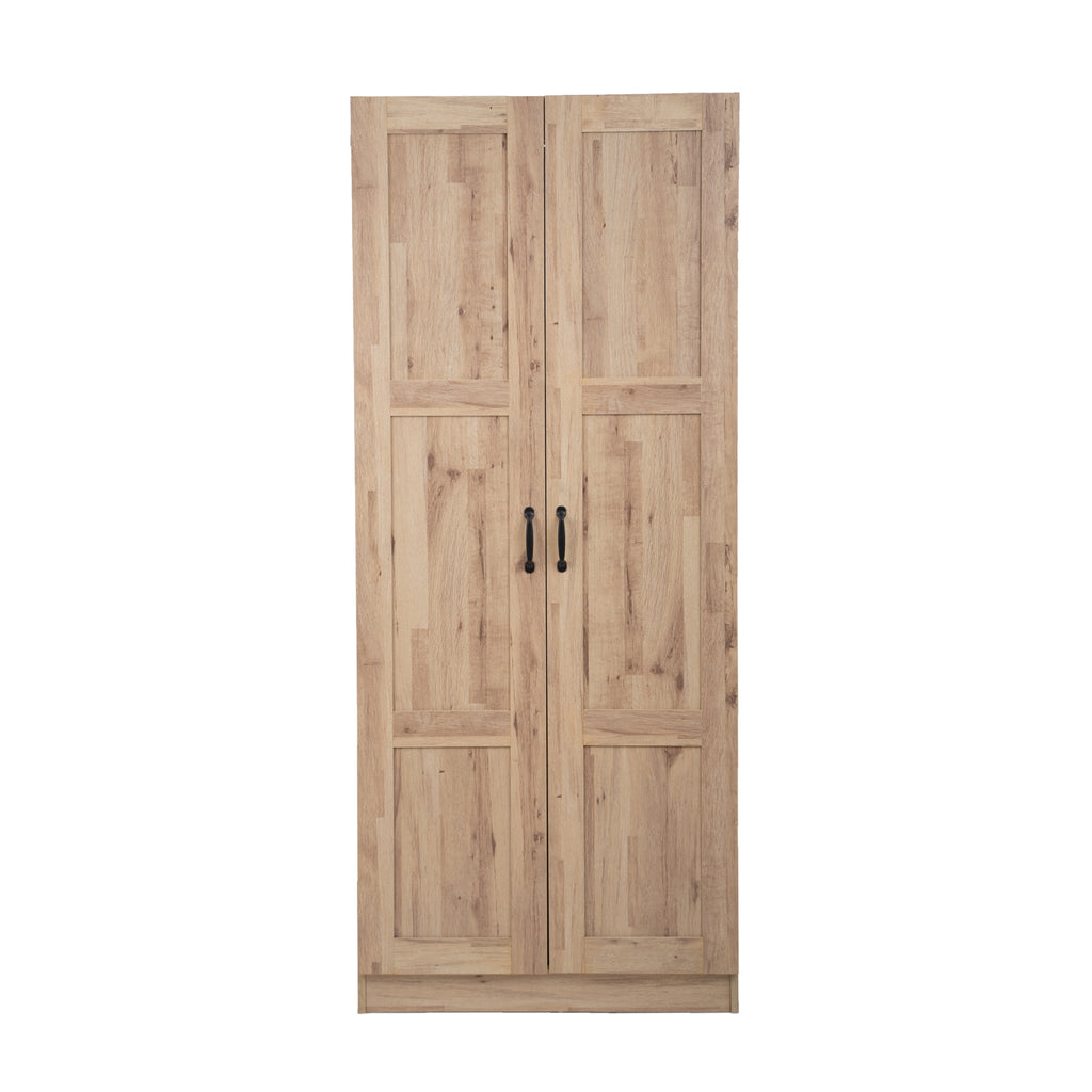 30 in. W x 71 in. H x 16 in. D 5-Shelf Wood Freestanding Cabinet