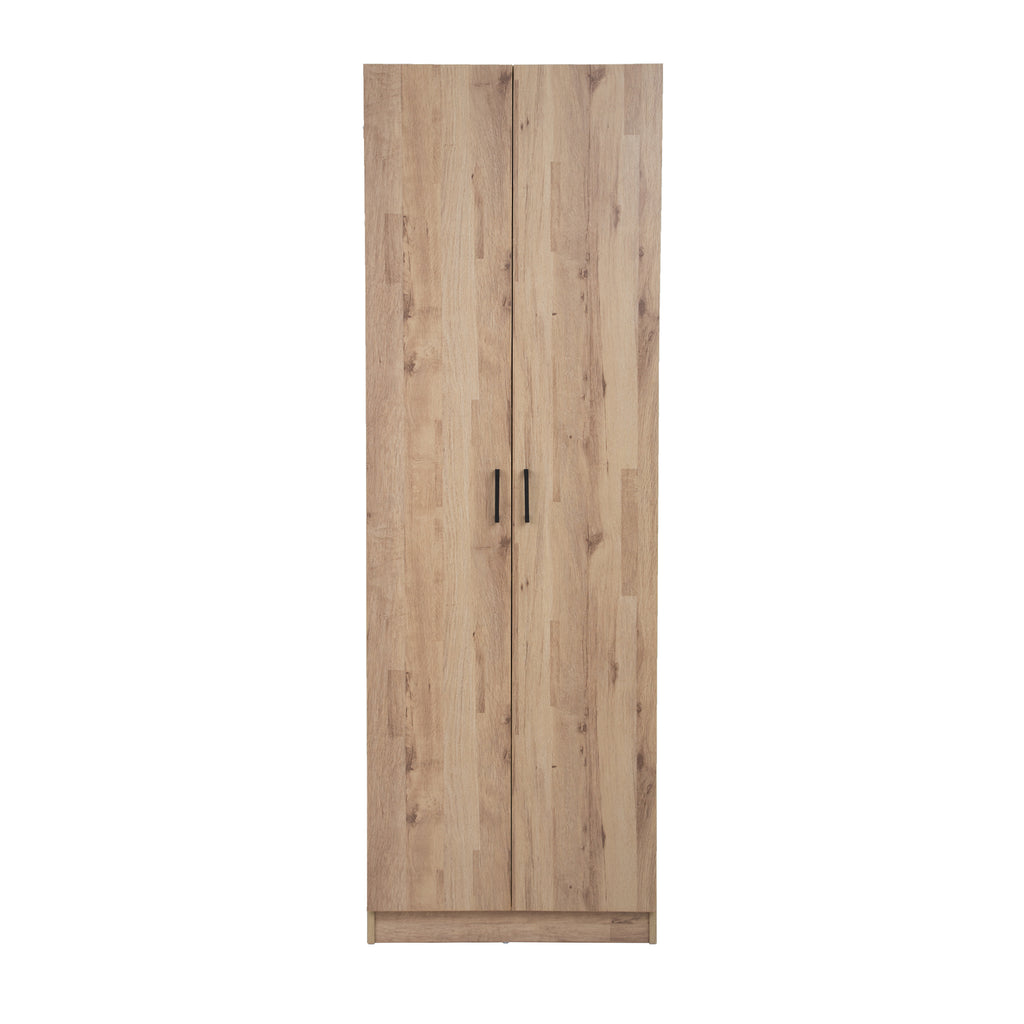 24 in. W x 71 in. H x 12 in. D 4-Shelf Wood Freestanding Cabinet