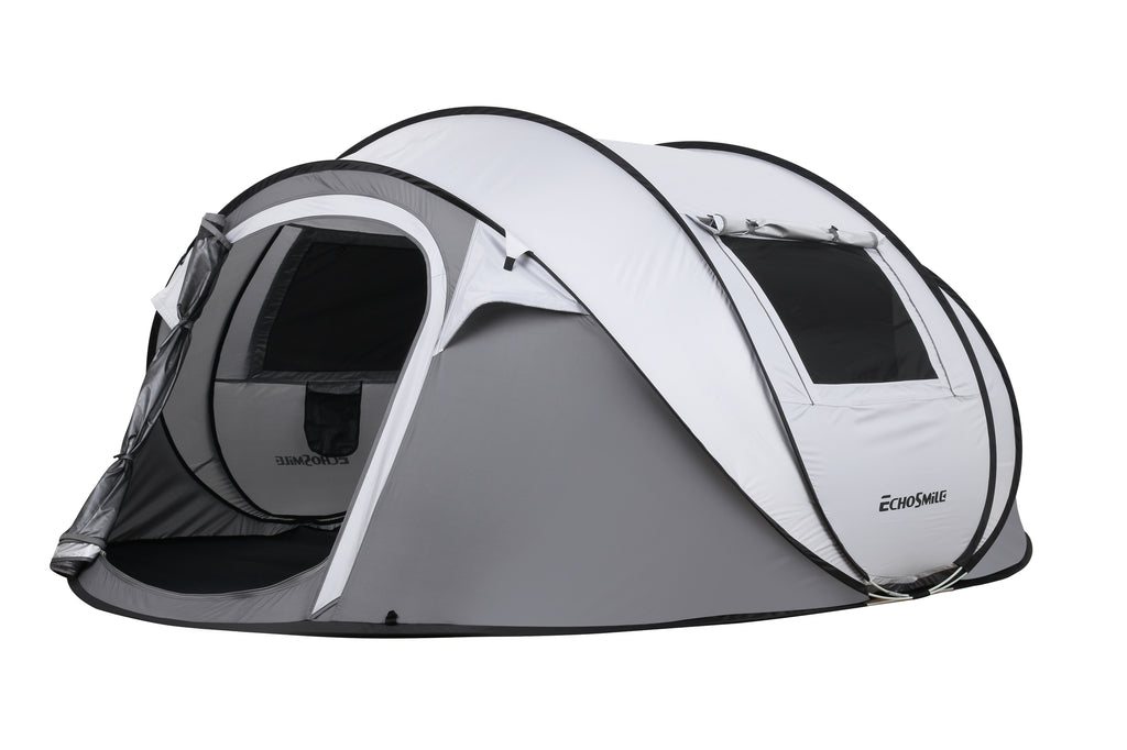EchoSmile 4-Person Pop Up Camping Tent