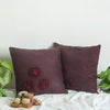 Minerve 20" x 20" Flowers Design Throw Pillow (Set of 2)