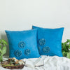 Minerve 20" x 20" Flowers Design Throw Pillow (Set of 2)