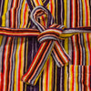 Jacquard Large Multi-coloured Velour Terry fabric Bathrobe