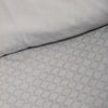 Regency Grey Duvet Cover Set in Cotton Boho with pillow sham
