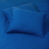 Regency Blue Duvet Cover Set in Cotton Boho with pillow sham