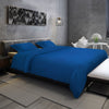 Regency Blue Duvet Cover Set in Cotton Boho with pillow sham