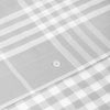 Banbury Plaid Grey Reversible Duvet Cover Set with 1 Pillow Sham