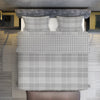 Banbury Plaid Grey Reversible Duvet Cover Set with 1 Pillow Sham