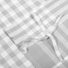 Banbury Plaid Grey Reversible Duvet Cover Set with 1 Pillow Sham