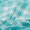 Banbury Plaid Turquoise Blue Reversible Duvet Cover Set with 1 Pillow Sham