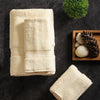 Zero Twist 3 Piece 100% Cotton Towel Set