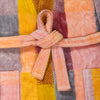 Jacquard Large Multi-coloured Velour Terry fabric Bathrobe