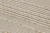 Uneven Stripe Beige and Brown Cotton Comforter Set
