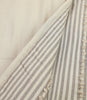 Uneven Stripe Beige and Brown Cotton Comforter Set