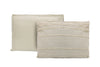 Uneven Stripe Beige and Brown Cotton Comforter Set