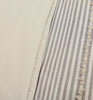 Uneven Stripe Beige and Brown Cotton Comforter Set