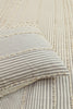 Uneven Stripe Beige and Brown Cotton Comforter Set