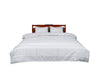 Uneven Stripe Grey and Black Cotton Comforter Set