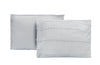 Uneven Stripe Grey and Black Cotton Comforter Set