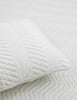Solid Sateen Ivory Cotton Quilt Set