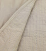Railroad Stripe Linen and Ivory and Black Cotton Comforter Set