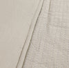 Railroad Stripe Linen and Ivory and Black Cotton Comforter Set