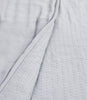 Railroad Stripe Grey and Ivory and Black Cotton Comforter Set