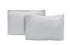 Railroad Stripe Grey and Ivory and Black Cotton Comforter Set