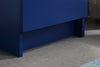 Mainstays Farmhouse 17.75 Inch Navy Single Sink Bathroom Vanity with Top, Assembly Required