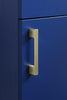 Mainstays Farmhouse 17.75 Inch Navy Single Sink Bathroom Vanity with Top, Assembly Required