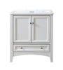Stufurhome Delia 30 inch White Laundry Utility Sink