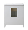 Stufurhome Delia 30 inch White Laundry Utility Sink