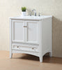 Stufurhome Delia 30 inch White Laundry Utility Sink