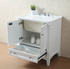 Stufurhome Delia 30 inch White Laundry Utility Sink