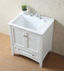 Stufurhome Delia 30 inch White Laundry Utility Sink