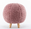 Fabric Polyester Upholstered Ottoman