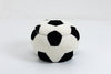 Black and White Soccer Storage Ottoman