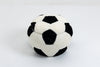 Black and White Soccer Storage Ottoman
