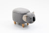 Grey Koala Animal Storage Ottoman with Wood Legs