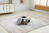 Grey Koala Animal Storage Ottoman with Wood Legs