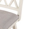 Brookline High Back Wood Swivel Counter Stool with Fabric Seat