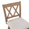 Brookline High Back Wood Swivel Counter Stool with Fabric Seat