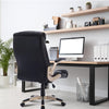 Yingj Faux Leather Big and Tall Executive Office Chair