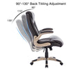 Yingj Faux Leather Big and Tall Executive Office Chair