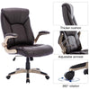 Yingj Faux Leather Big and Tall Executive Office Chair