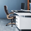 Yingj Faux Leather Big and Tall Executive Office Chair