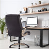 Yingj Faux Leather Big and Tall Executive Office Chair