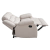 Yingj 56 in. Wide Pillow Top Arm Technology Faux Leather Straight Reclining Sofa