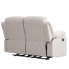 Yingj 56 in. Wide Pillow Top Arm Technology Faux Leather Straight Reclining Sofa
